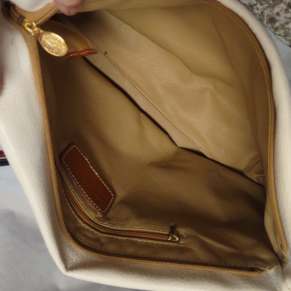 Vintage La Tour Eiffel Pebble Leather Zip Top Shoulder Bag RARE!!! - Picture 7 of 16